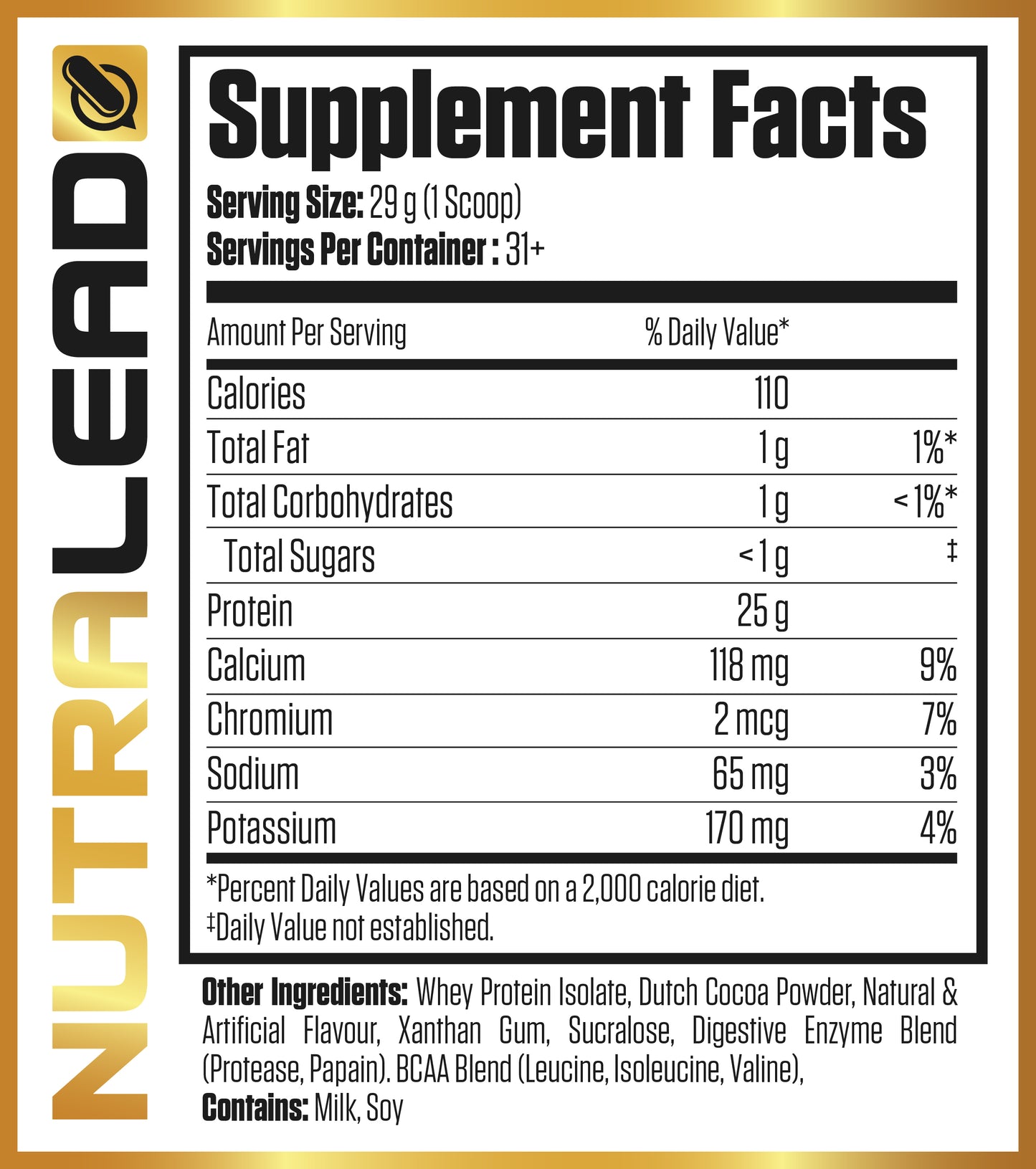 Whey Protein Isolate 2lb